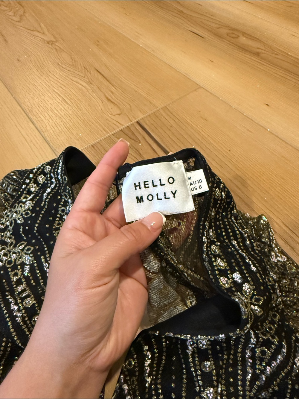 Hello Molly match me dress in black size M - Picture 6 of 8